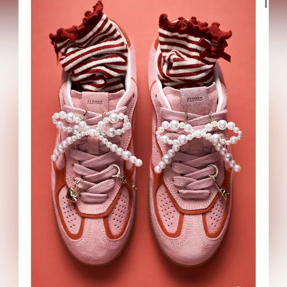 ALOHAS Tb.490 Rife Sneakers In Sea Pink - Picture 2 of 6